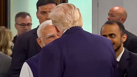 Prime Minister Narendra Modi meets US President Donald Trump at the G7 Summit, in Evian-les-Bains, France June 16, 2026.