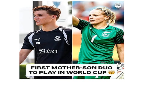 New Zealand''s Tyler Bindon and mom Jenny are the first mother-son duo to play in the World Cup