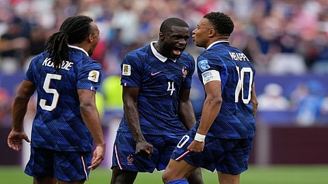 Mbappe of France scores 2 goals to reach 16 in World Cup career; tying for 2nd most