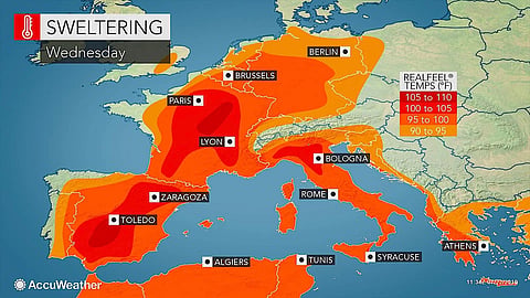 European heat wave triggers health warnings from London to Milan