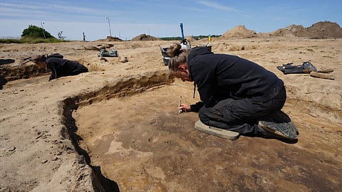 Archaeologists find huge Viking textile production site in Denmark