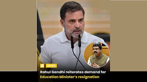 Apologise to young people, resign for 'failures': Rahul