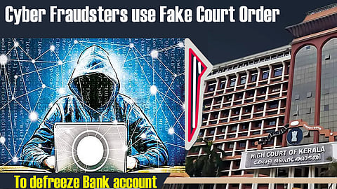 To dupe bank into defreezing accounts in Kerala