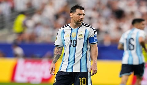 Messi is out of the starting lineup but could play in Argentina's group finale against Jordan