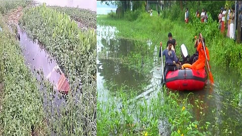 Two bodies recovered after boat capsizes in paddy field in Thrissur, Kerala