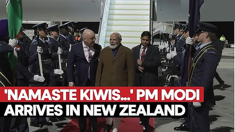 PM Modi arrives in New Zealand on final leg of three-nation tour