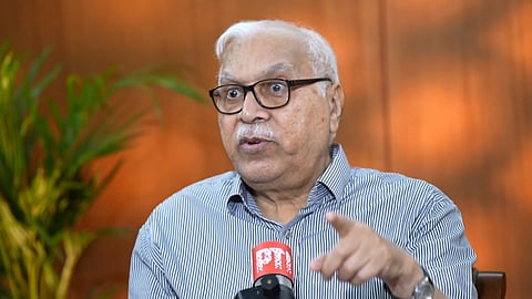 Former Chief Election Commissioner S Y Quraishi speaks during an interview with PTI, in New Delhi, Tuesday, July 14, 2026.