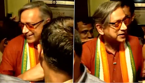 Cong leader Shashi Tharoor rescued after being trapped in hotel lift in Kerala