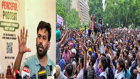 Protesters defy baton-charge, tear gas; say won't back off until demands met