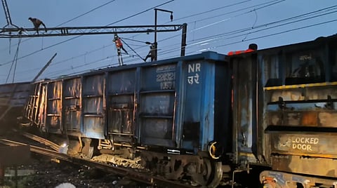 Freight train derails on New Delhi-Ghaziabad route, over 50 passenger trains affected