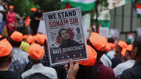 Protests in New York, San Jose in support of Wangchuk