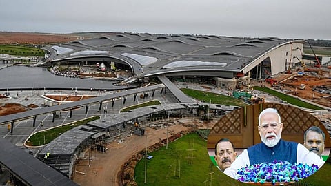 PM Modi inaugurates Rs 5,000 cr Bhogapuram Airport in Andhra Pradesh