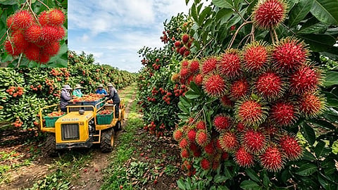 In Kerala's rubber-growing belt, spiky red fruit is raising hopes