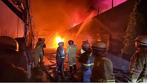 Fire breaks out at electronic chip factory in Noida, 2 firefighters killed, 3 injured