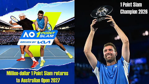 Million-dollar 1 Point Slam set to return to Australian Open