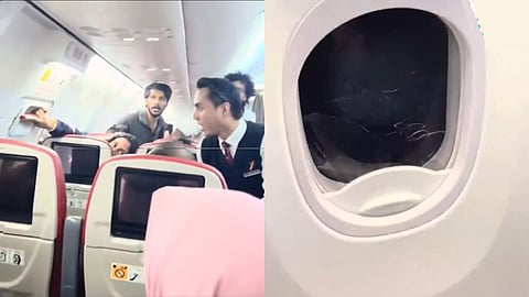 Attempting to open emergency exit on Kochi-bound flight