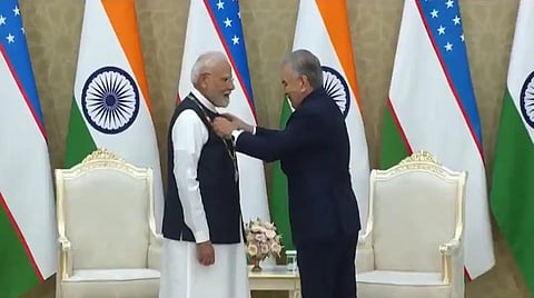 PM Modi conferred with Uzbekistan's highest honour for foreign leaders