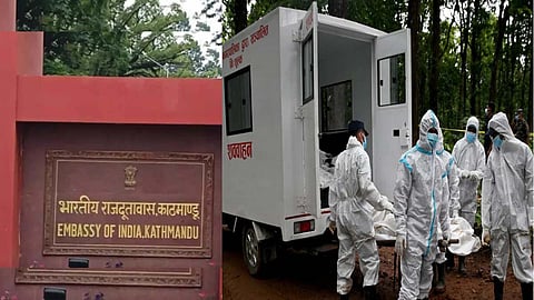 For repatriation of mortal remains of Nepal flood victims