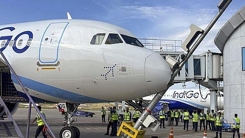 Indigo flight hits pole while parking at Srinagar airport
