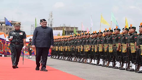 VP arrives in Manipur to visit INA museum, war memorial in Bishnupur