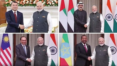 PM Modi holds bilateral talks with leaders of UAE, Malaysia, Vietnam and Ethiopia