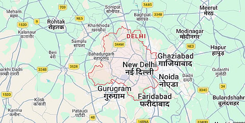 Delhi Map