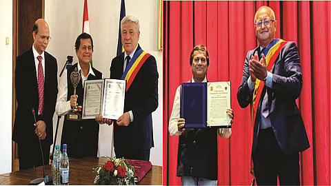 Dr Achyuta Samanta Conferred Honorary Citizenship by Romanian Town, Receives Multiple International Honours