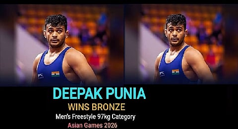Deepak adds bronze to his Asian Games collection