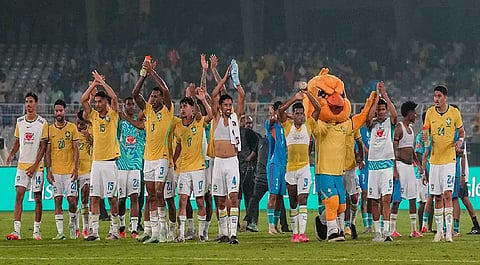 India fight hard but Brazil emerge 4-0 winners