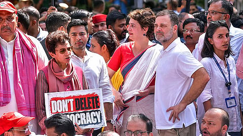 Rahul fighting SIR, 'diabolical duo' busy filing FIR