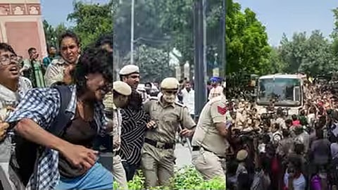 Delhi Police detains more than 3,000 protestors