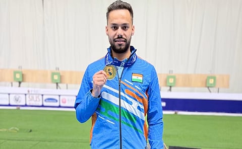 Udhayveer Sidhu wins 10m air pistol gold at Cairo World Cup