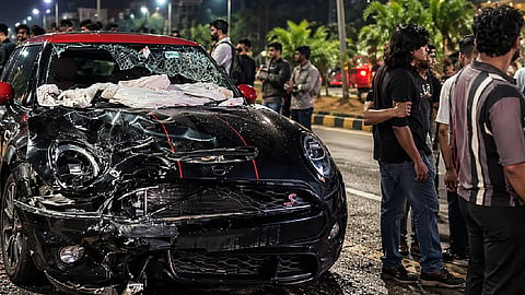 Three, including two women, killed as speeding car hits two wheeler