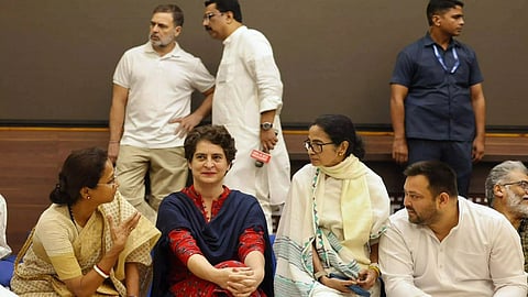 INDIA bloc leaders to hold joint presser; Rahul to host tea for Oppn MP