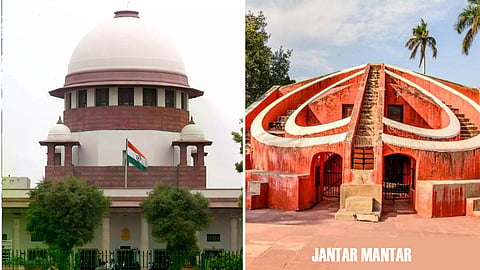 Plea in SC on the use of Jantar Mantar as protest site