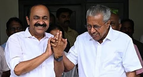 VD Satheesan and Pinarayi Vijayan