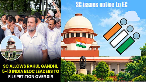 On Rahul Gandhi's plea on SIR 'irregularities'