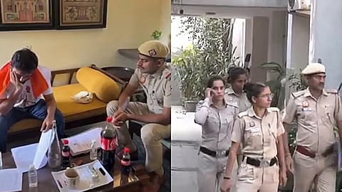 Cops at Dipke's Delhi residence ahead of CJP march