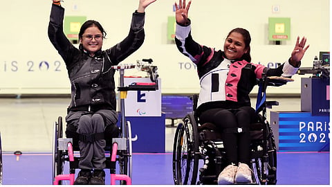 Avani Lekhara (left) and Mona Agarwal.