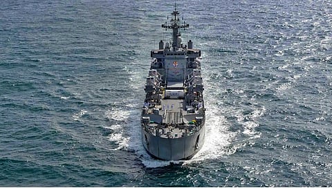 Indian Navy training squadron arrives in Sri Lanka on three-day visit