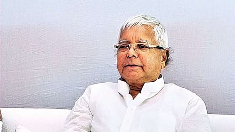Former railway minister Lalu Prasad Yadav
