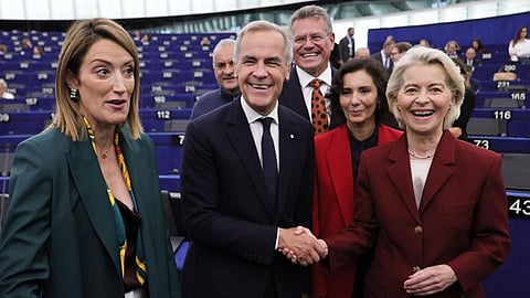 Carney hosts EU leaders as Trump pushes Canada toward Europe