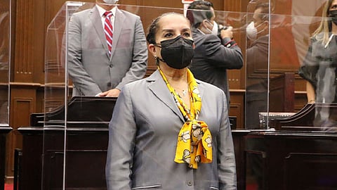 Es designada vicepresidenta de la Mesa Directiva en la LXXV Legislatura