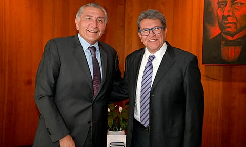 Pelea en Morena: Adán Augusto y Ricardo Monreal discuten por presupuesto 2025 para el Senado