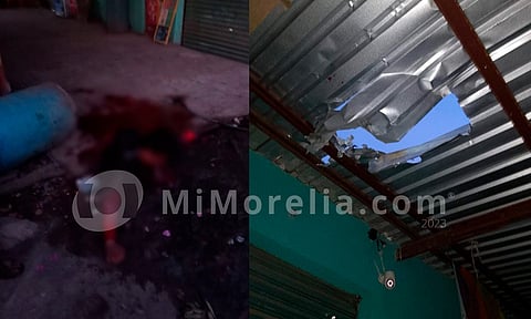 Michoacán: campesino queda herido tras caerle explosivo lanzado desde un dron