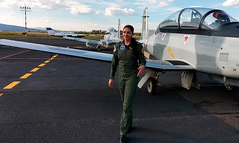 Pilotos de la Fuerza Aérea Mexicana listos para Parada Aérea en Desfile del Natalicio Morelos