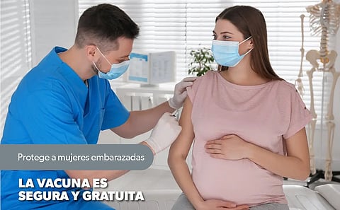 Vacuna contra la influenza, protege la salud de mujeres embarazadas