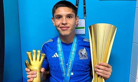 Norberto Bedolla, portero moreliano convocado por México al Mundial Sub-17