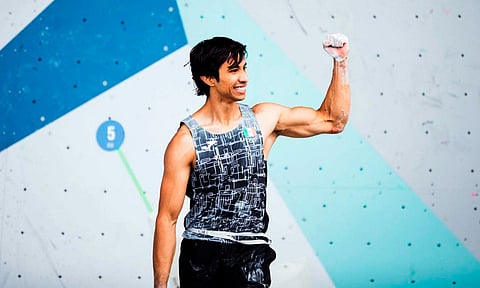 Michoacano brilla en debut de escalada deportiva en Chile; luchará por las medallas