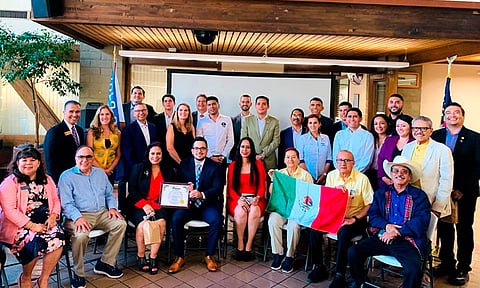 Semigrante y condado de Yolo, EU, acuerdan vínculos en beneficio de paisanos